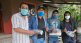 Desinfección en la comunidad de Las Nieves